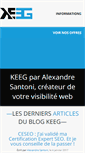 Mobile Screenshot of keeg.fr